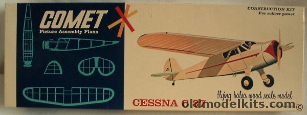 Comet Cessna C-37 Airmaster - 20 inch Wingspan Balsawood Flying Model Airplane, 5302-98 plastic model kit